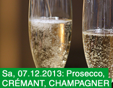 7. Dezember: Prosecco, Crémant und Champagner!